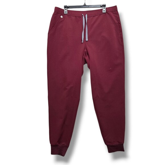 Figs Tansen Jogger Scrub Pants Mens XL MXXSW2004 STAIN Burgundy - Picture 1 of 10